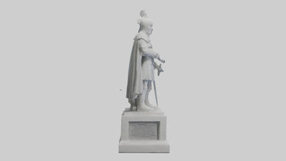 3D model Guardians of Peace statue model VR / AR / low-poly
