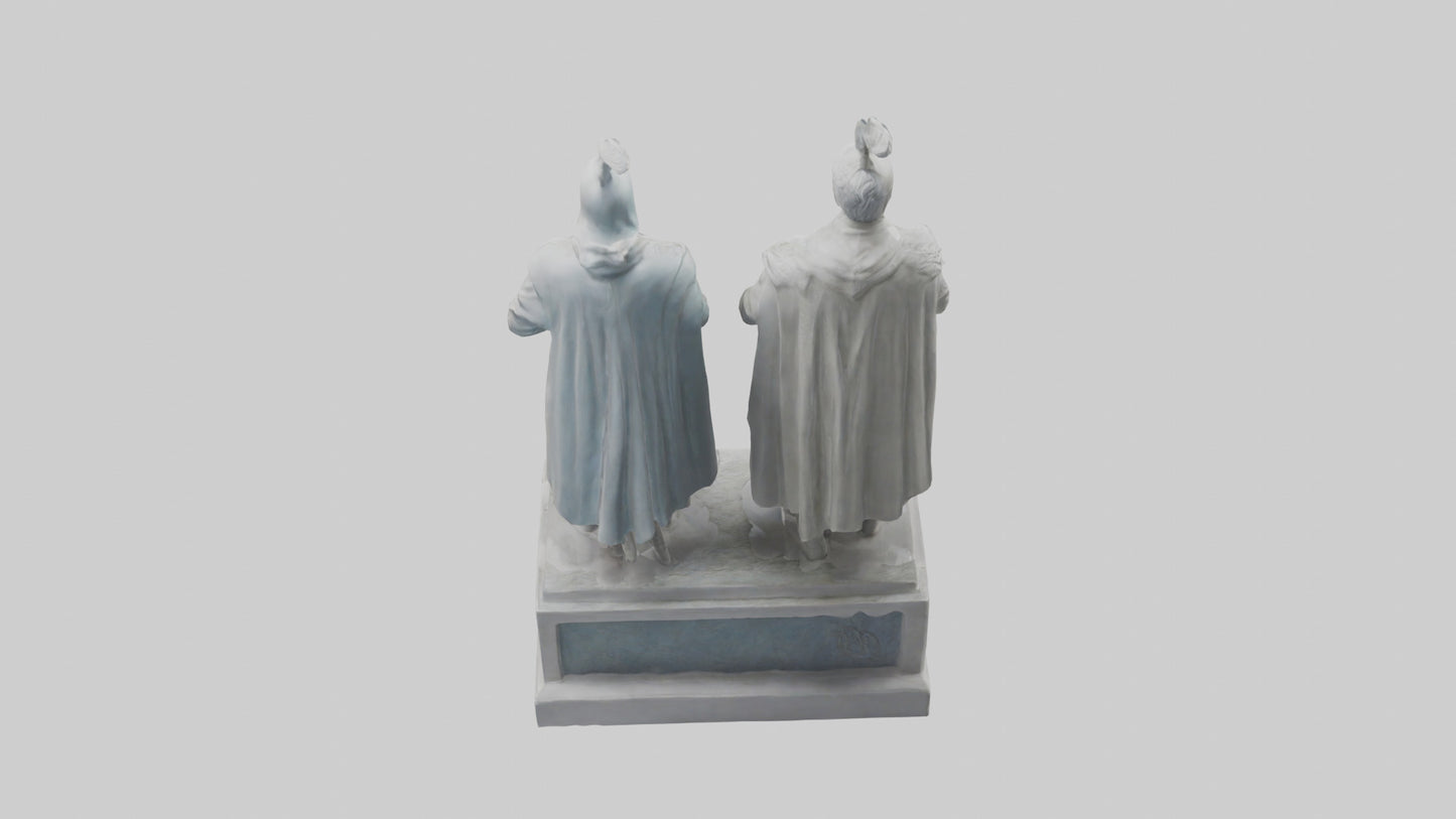 3D model Guardians of Peace statue model VR / AR / low-poly