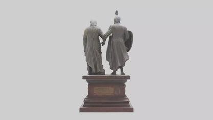 3D model Guardians of the Constitution statue model VR / AR / low-poly