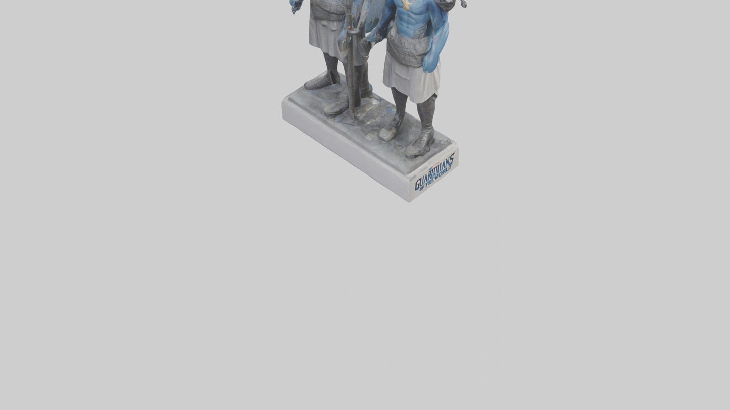 3D model Guardians of the Free World statue model VR / AR / low-poly