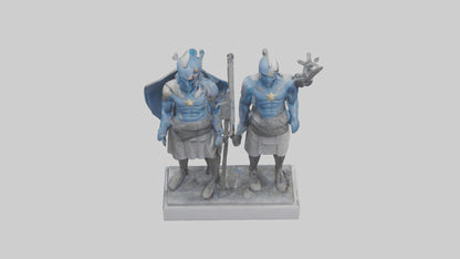 3D model Guardians of the Free World statue model VR / AR / low-poly