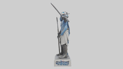 3D model Guardians of the Free World statue model VR / AR / low-poly