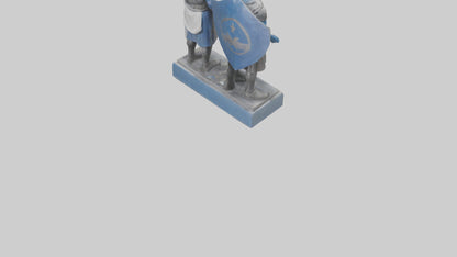 3D model Guardians of the Free World statue model VR / AR / low-poly