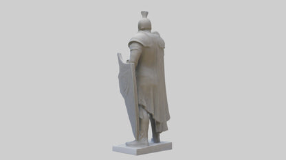 3D model Guarding the Legacy Sculpture model VR / AR / low-poly