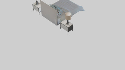 3D model Guest Room VR / AR / low-poly