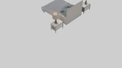 3D model Guest Room VR / AR / low-poly