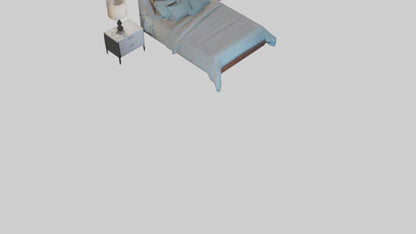 3D model Guest Room VR / AR / low-poly