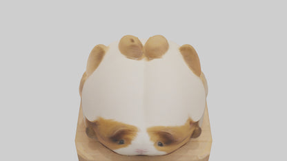 3D model Guinea Pig hiding model VR / AR / low-poly