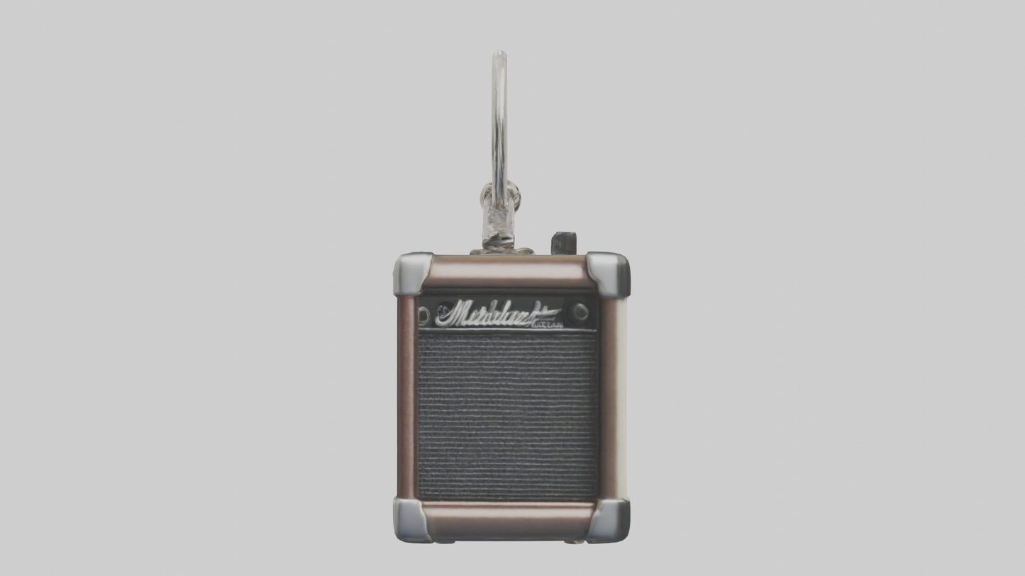3D model Guitar amplifier keychain model VR / AR / low-poly