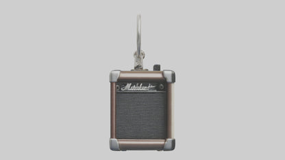 3D model Guitar amplifier keychain model VR / AR / low-poly