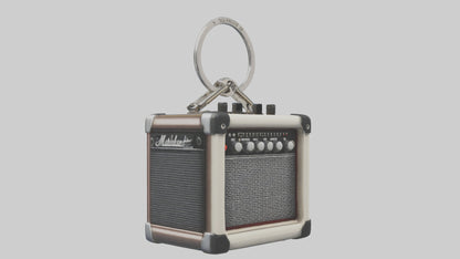 3D model Guitar amplifier keychain model VR / AR / low-poly