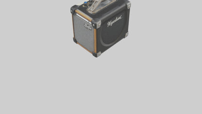 3D model Guitar amplifier keychain model VR / AR / low-poly