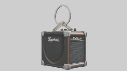 3D model Guitar amplifier keychain model VR / AR / low-poly