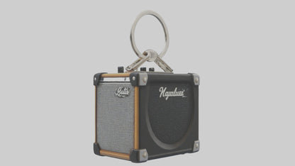 3D model Guitar amplifier keychain model VR / AR / low-poly