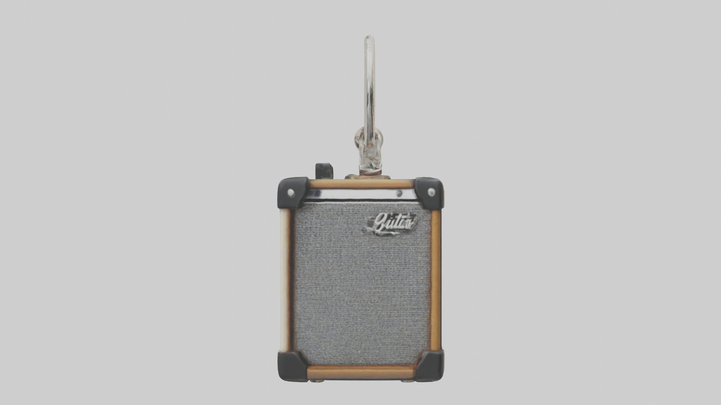 3D model Guitar amplifier keychain model VR / AR / low-poly