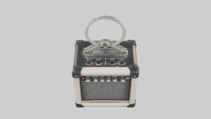 3D model Guitar amplifier keychain model VR / AR / low-poly