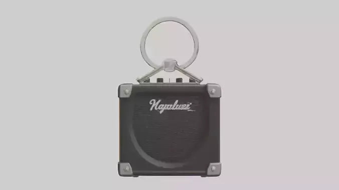 3D model Guitar amplifier keychain model VR / AR / low-poly