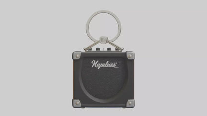 3D model Guitar amplifier keychain model VR / AR / low-poly