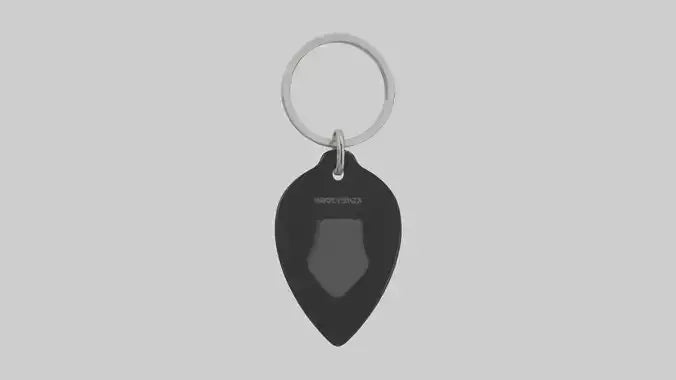 Guitar pick keychain model VR / AR / low-poly