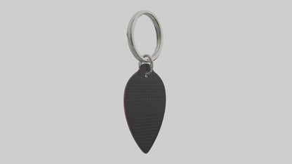Guitar pick keychain model VR / AR / low-poly