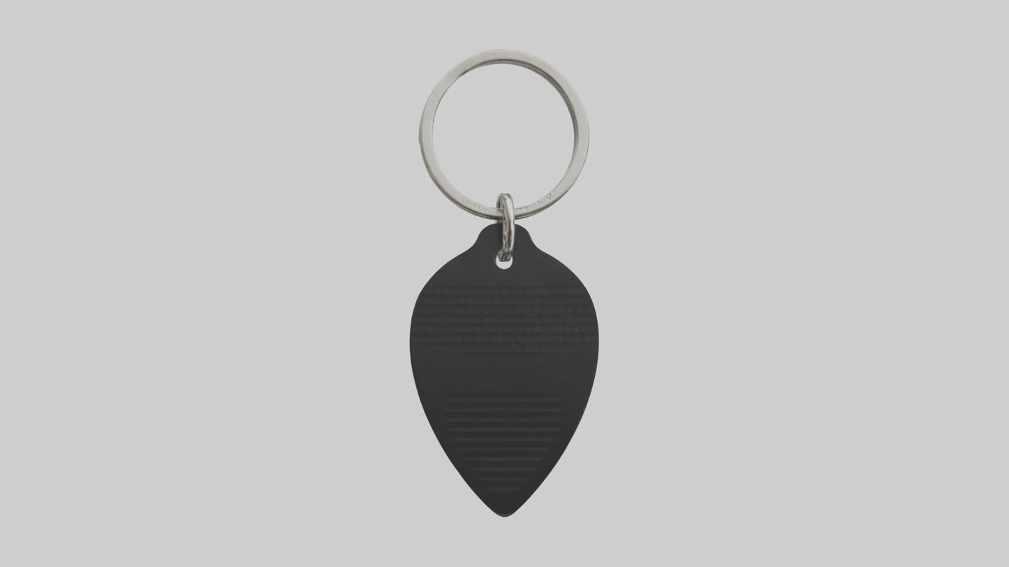 Guitar pick keychain model VR / AR / low-poly