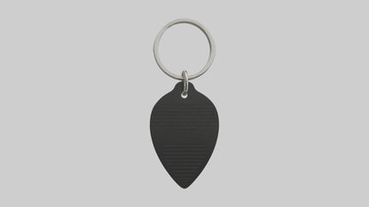 Guitar pick keychain model VR / AR / low-poly