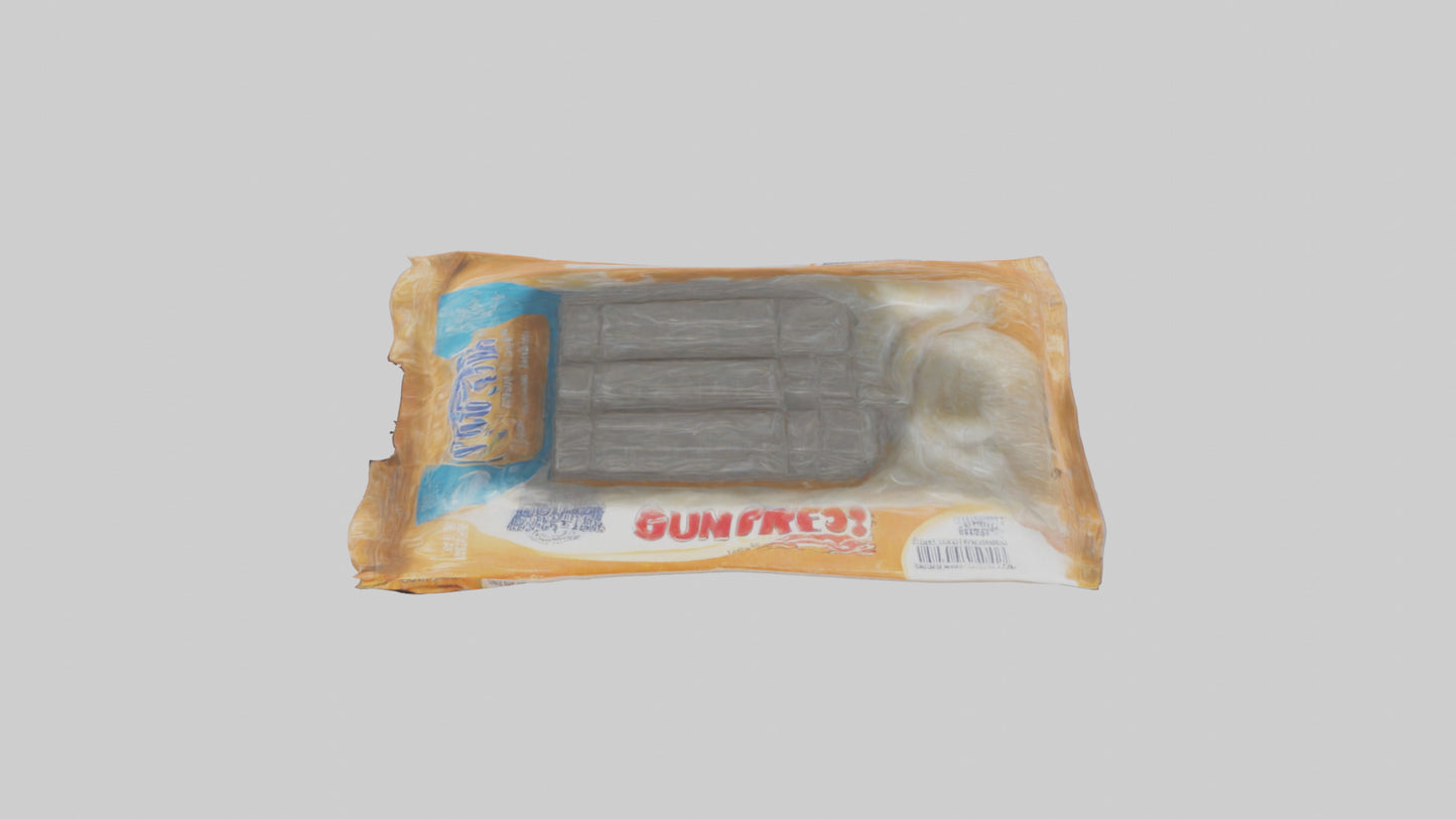3D model Gum Pack model VR / AR / low-poly