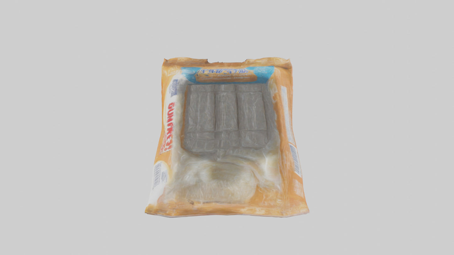 3D model Gum Pack model VR / AR / low-poly