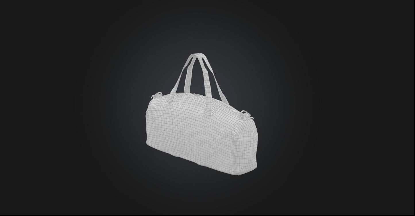 3D model GYM BAG VR / AR / low-poly