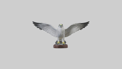3D model Gyrfalcon statue model VR / AR / low-poly