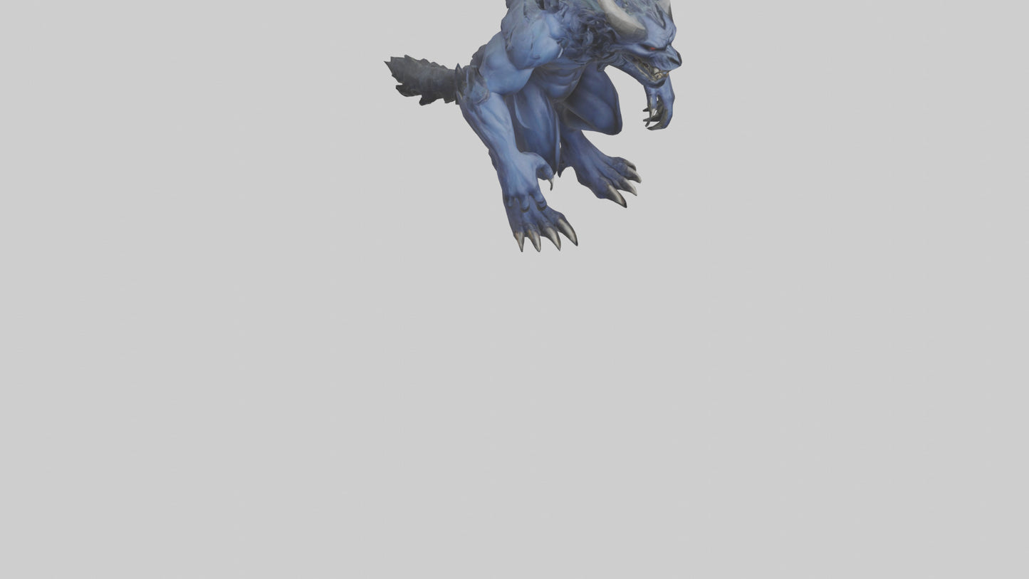 3D model Hades Beast model VR / AR / low-poly