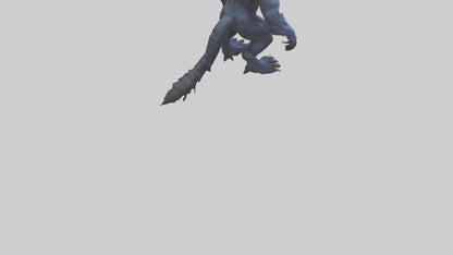 3D model Hades Beast model VR / AR / low-poly