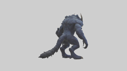 3D model Hades Beast model VR / AR / low-poly