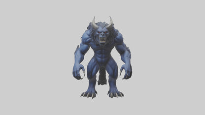 3D model Hades Beast model VR / AR / low-poly