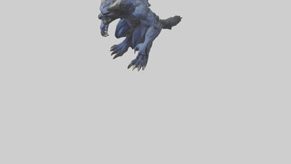 3D model Hades Beast model VR / AR / low-poly