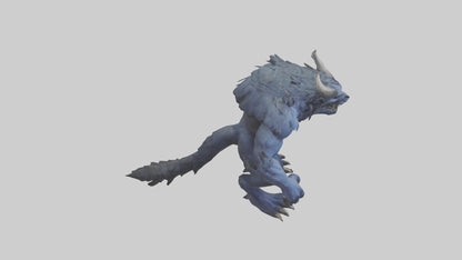 3D model Hades Beast model VR / AR / low-poly