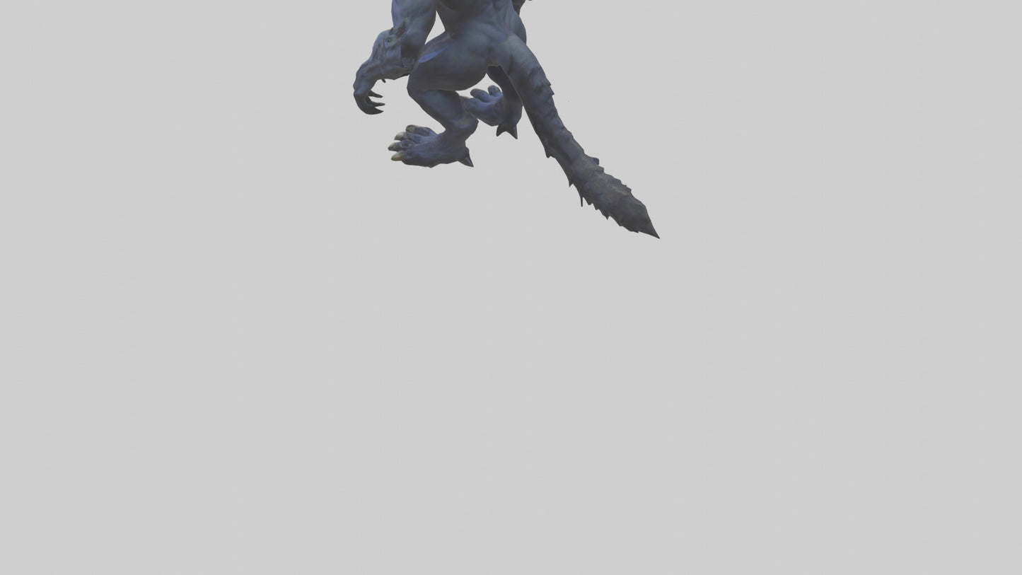 3D model Hades Beast model VR / AR / low-poly