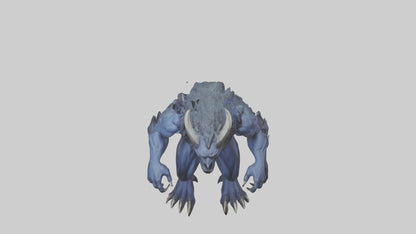 3D model Hades Beast model VR / AR / low-poly