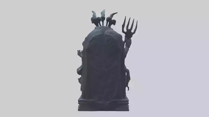3D model Hades statue model VR / AR / low-poly