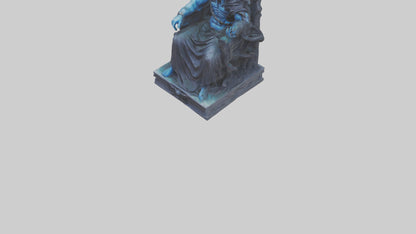 3D model Hades statue model VR / AR / low-poly