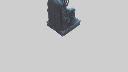 3D model Hades statue model VR / AR / low-poly