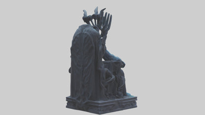 3D model Hades statue model VR / AR / low-poly
