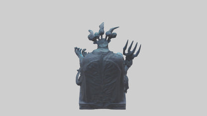 3D model Hades statue model VR / AR / low-poly