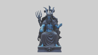 3D model Hades statue model VR / AR / low-poly