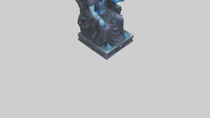 3D model Hades statue model VR / AR / low-poly