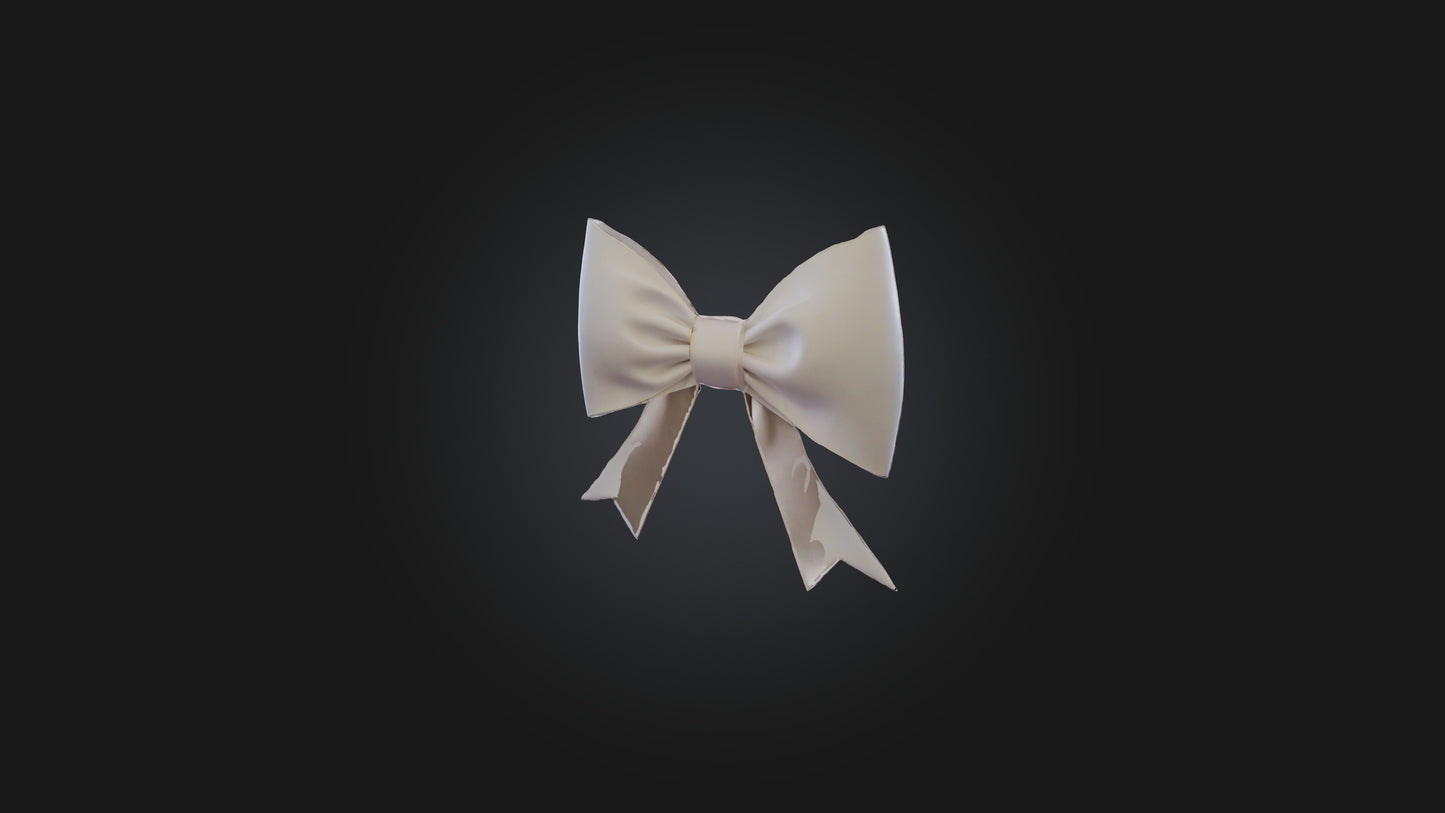 hair ribbon 3D model