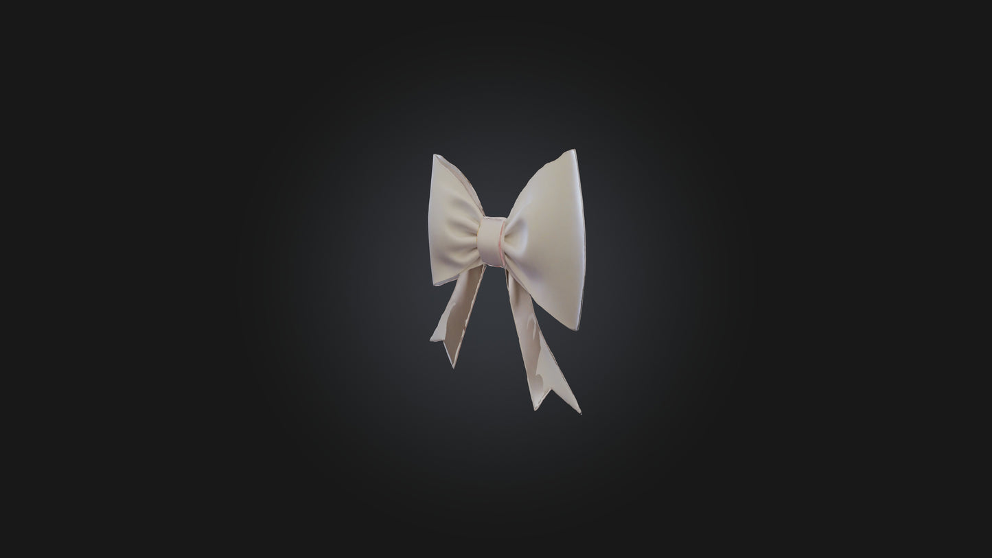 hair ribbon 3D model