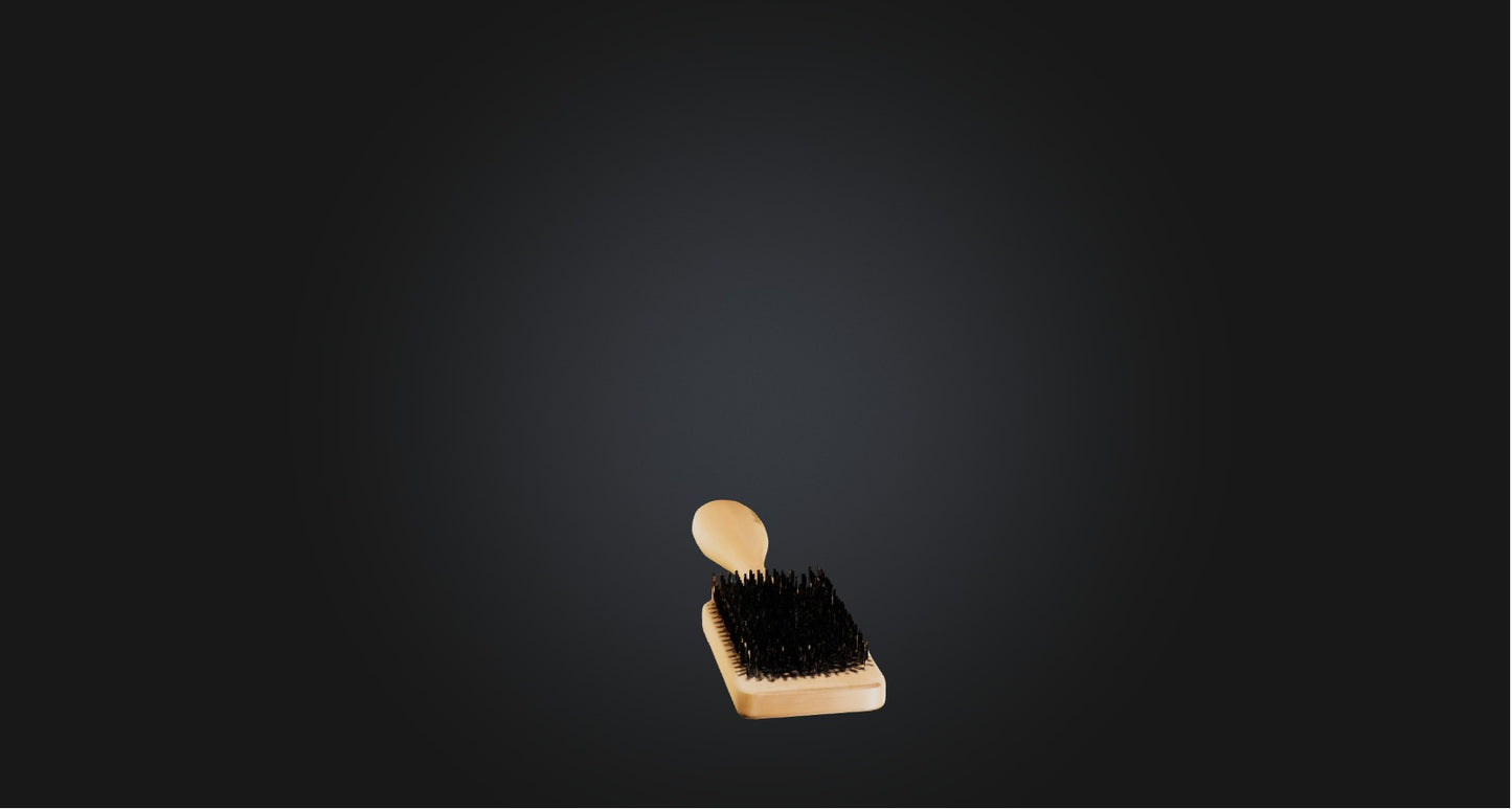 3D model Hairbrush VR / AR / low-poly