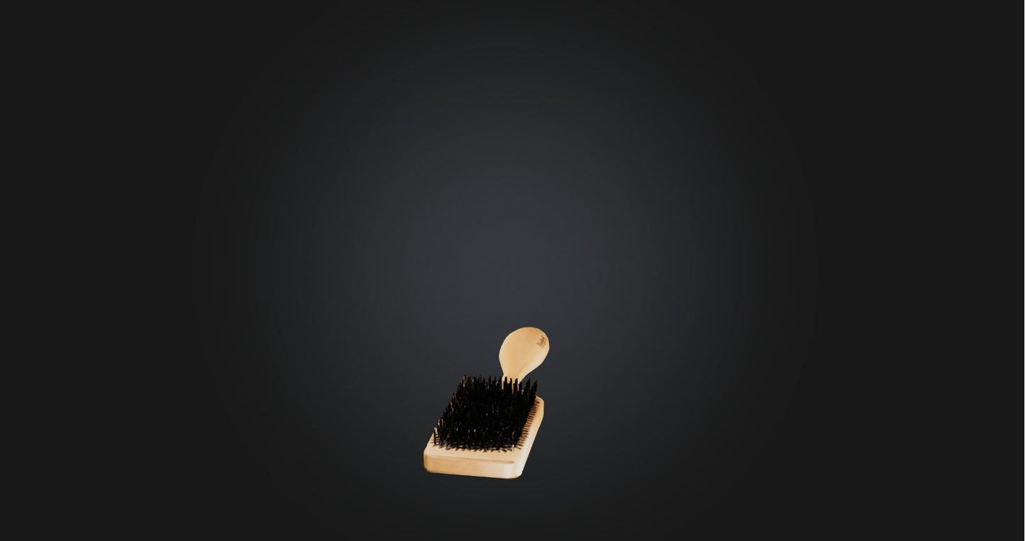 3D model Hairbrush VR / AR / low-poly
