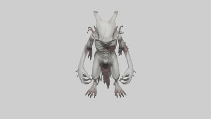3D model Halfdead creature model VR / AR / low-poly